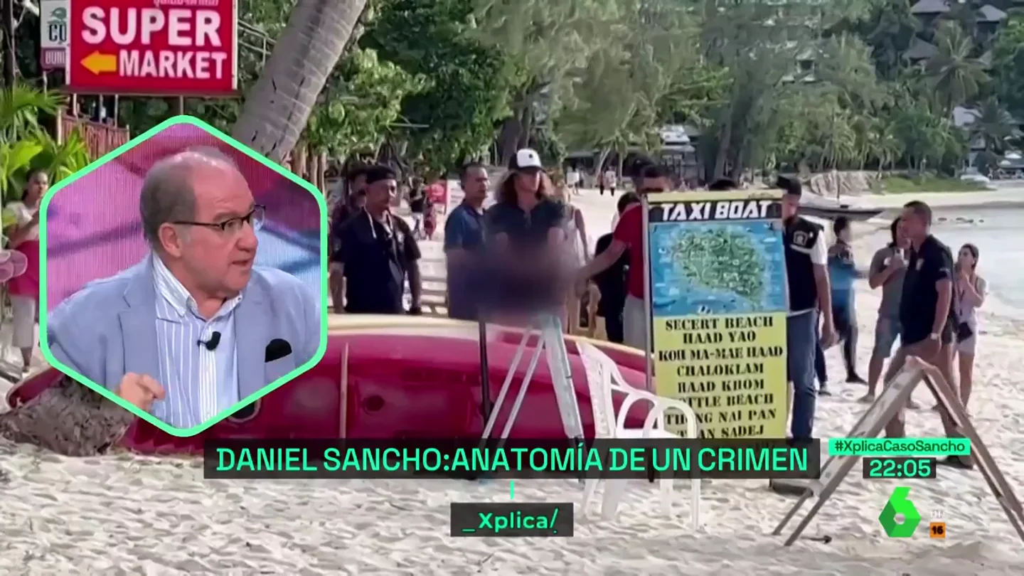Un psiquiatra forense analiza el caso de Daniel Sancho "No olvidemos que esta persona es un profesional de la cocina, con lo cual su habilidad con los cuchillos está más que probada", explica el psiquiatra forense José Carlos Fuertes en este vídeo de laSexta Xplica.