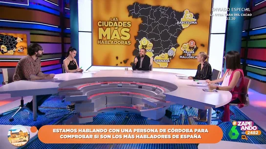 Los cordobeses, ¿son los españoles más habladores? Zapeando llama a un número al azar para comprobarlo Los cordobeses, ¿son los españoles más habladores? Zapeando llama a un número al azar para comprobarlo