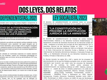 Dos leyes, dos relatos: comparando la ley de amnistía de los independentistas de 2021 con la actual del PSOE