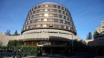 Vista de la fachada del Tribunal Constitucional.