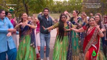 Isma Juárez se atreve a bailar Bollywood en el año nuevo hindú