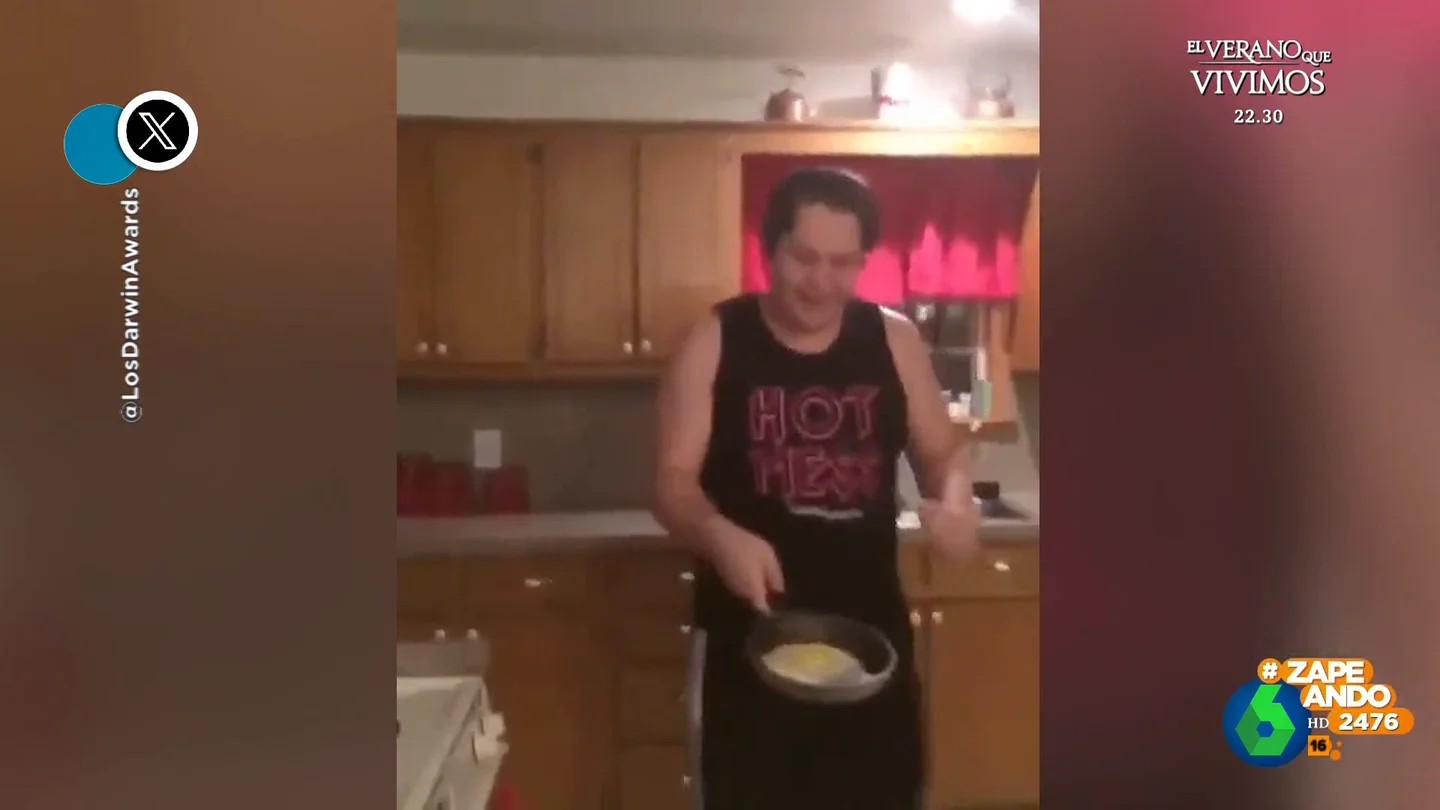 Del estallido de alegría a la rabia: así vive un chico el momento en el que intenta dar la vuelta a una tortilla Del estallido de alegría a la rabia: así vive un chico el momento en el que intenta dar la vuelta a una tortilla