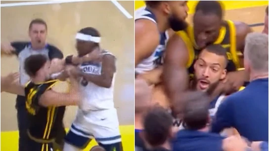 Pelea Golden State Warriors - Minnesota Timberwolves Pelea Golden State Warriors - Minnesota Timberwolves