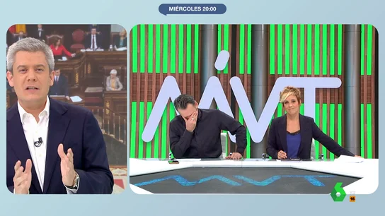 La accidentada conexión de Iñaki López con Rodrigo Blázquez "Coman mucha fruta, que es muy sana", se despide Iñaki López al terminar el programa de hoy de 'Mas Vale Tarde' recordando la polémica de Ayuso y Sánchez, sin darse cuenta de que todavía falta pasar el 'testigo' a los informativos.