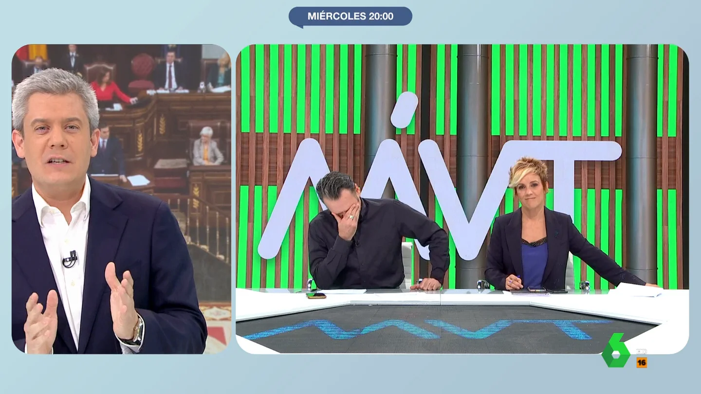 La accidentada conexión de Iñaki López con Rodrigo Blázquez "Coman mucha fruta, que es muy sana", se despide Iñaki López al terminar el programa de hoy de 'Mas Vale Tarde' recordando la polémica de Ayuso y Sánchez, sin darse cuenta de que todavía falta pasar el 'testigo' a los informativos.