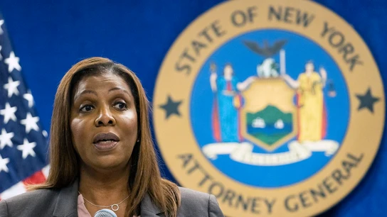 La fiscal de Nueva York, Letitia James, en una fotografía de archivo. La fiscal de Nueva York, Letitia James, en una fotografía de archivo.