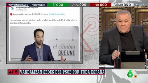 El PP lanza una campaña de señalamiento a los diputados del PSOE