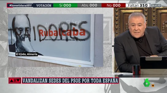 Ferreras ataque PSOE Ferreras ataque PSOE