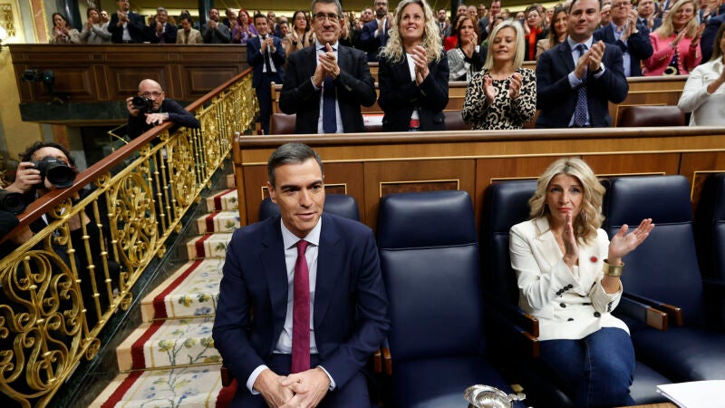 Pedro Sánchez, junto a Yolanda Díaz en una imagen de archivo