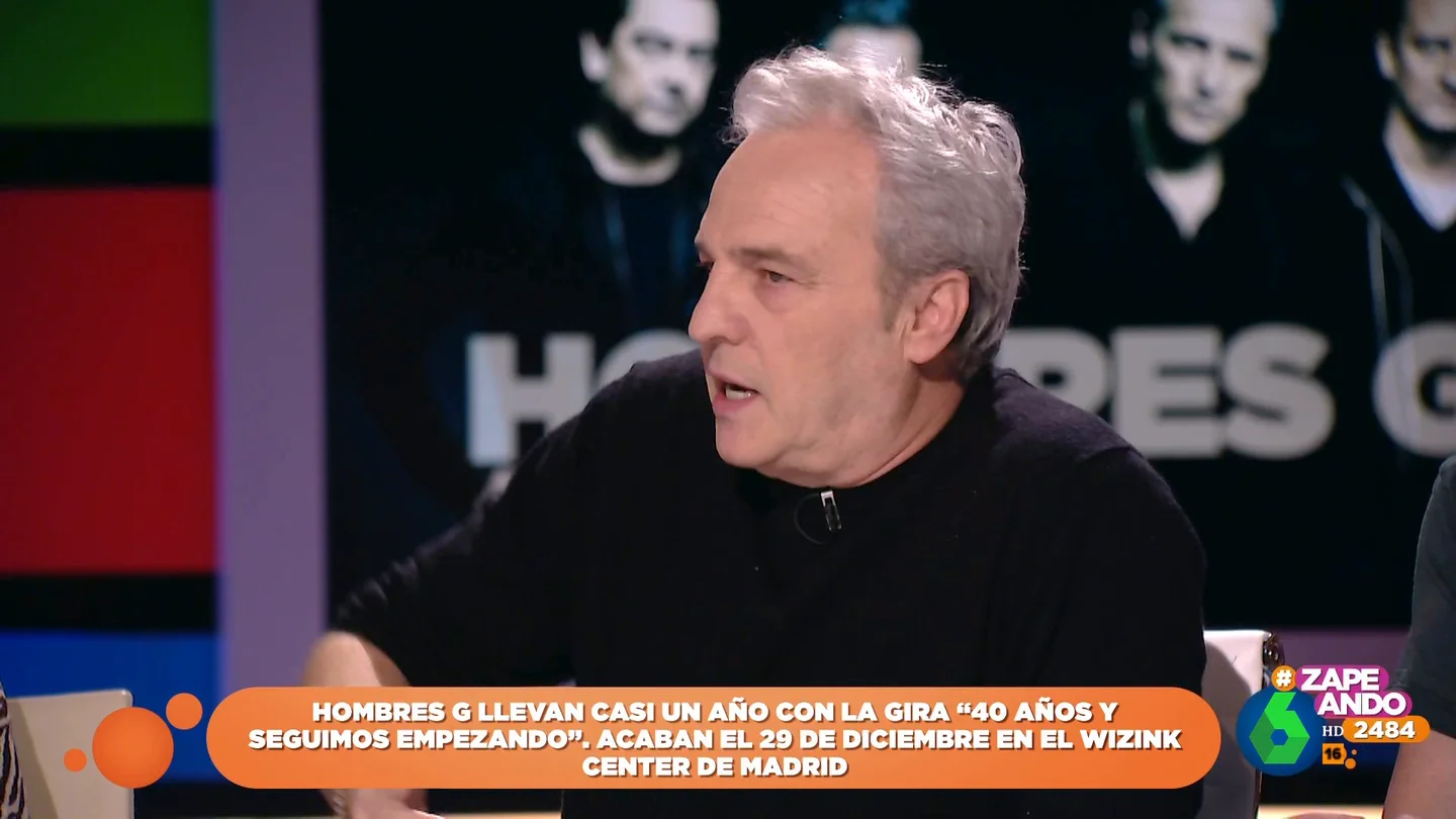 David Summers confiesa en Zapeando cómo se gestó 'Sufre mamón' de Hombres G: "La escribí por joderles" David Summers confiesa en Zapeando cómo se gestó 'Sufre mamón' de Hombres G: "La escribí por joderles"