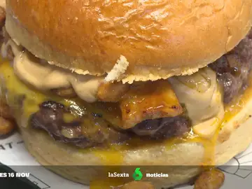 Imagen de una hamburguesa estética