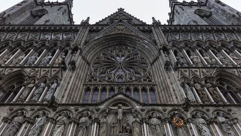 Fachada de la Catedral de Nidaros