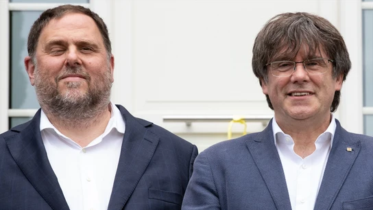 Oriol Junqueras y Carles Puigdemont en una imagen de archivo Oriol Junqueras y Carles Puigdemont en una imagen de archivo