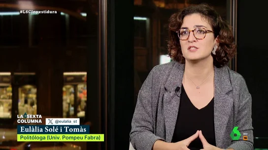 La reflexión de una politóloga sobre los disturbios en la sede del PSOE "O somos mucho más duros con el fascismo o avanza a una velocidad que, ya hemos visto en otras partes de Europa, es muy difícil de parar", afirma rotunda la politóloga de la Universidad Pompeu Fabra en este vídeo de laSexta Columna.