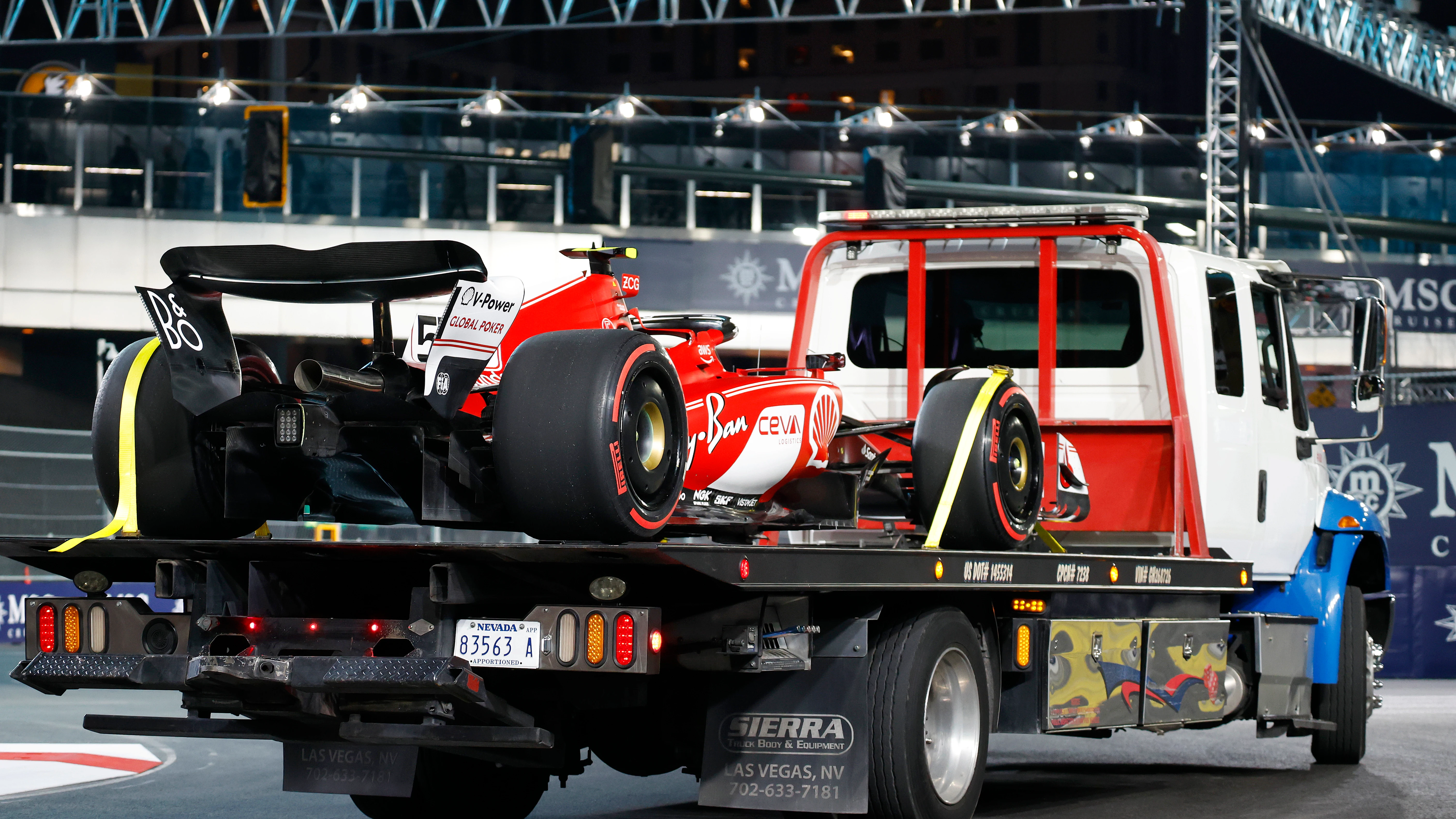 Carlos Sainz en Las Vegas