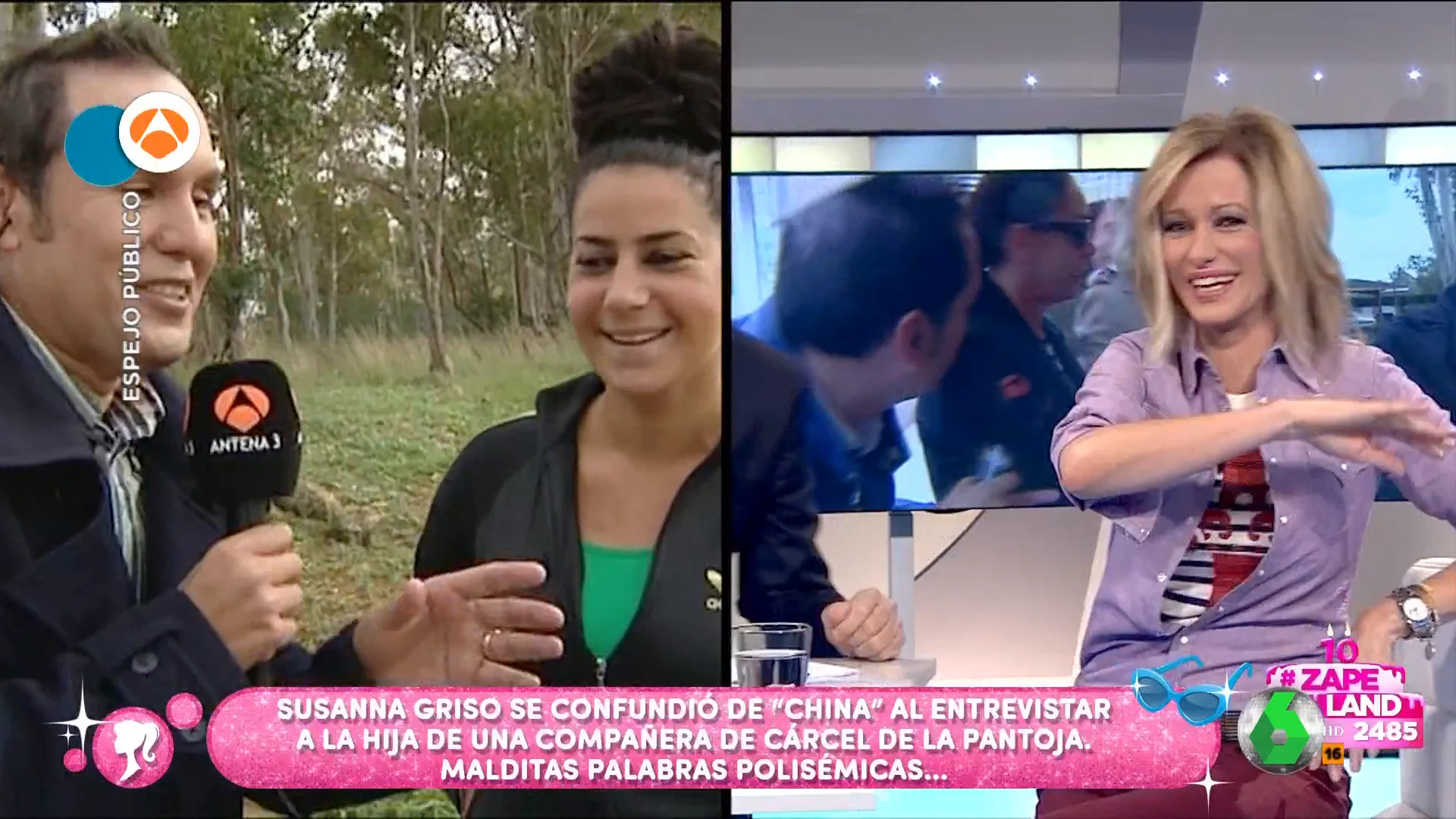 Zapeando recuerda el ataque de risa de Susanna Griso en pleno directo: "Estoy en el zapping seguro"