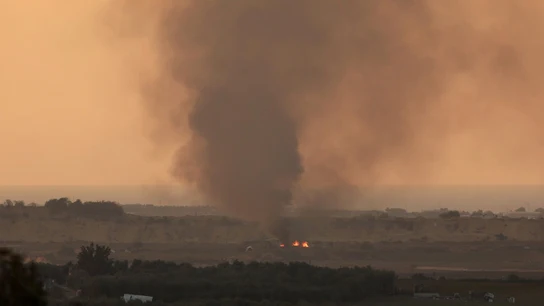 Imagen de un ataque israelí Imagen de un ataque israelí