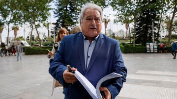 El expresidente de la Diputación y del PP de Valencia, Alfonso Rus, a su llegada al juicio del 'caso Imelsa' 