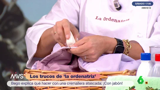 Begoña 'La Ordenatriz' explica el remedio de la abuela que nunca falla para desatascar cremalleras Begoña 'La Ordenatriz' explica el remedio de la abuela que nunca falla para desatascar cremalleras