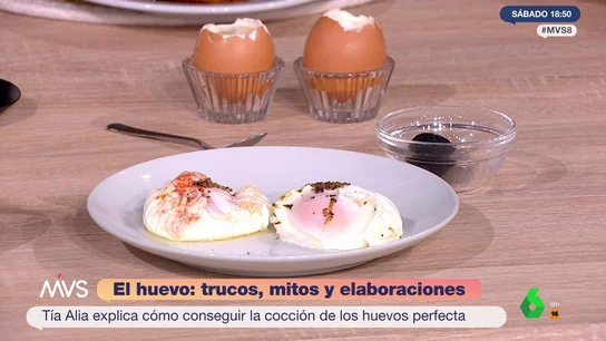 Tia Alia aclara el tiempo de cocción de los huevos Tia Alia aclara el tiempo de cocción de los huevos