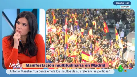 Feijóo y Abascal "quieren ir contra la amnistía por caminos paralelos que no se cruzan": la reflexión de María Llapart