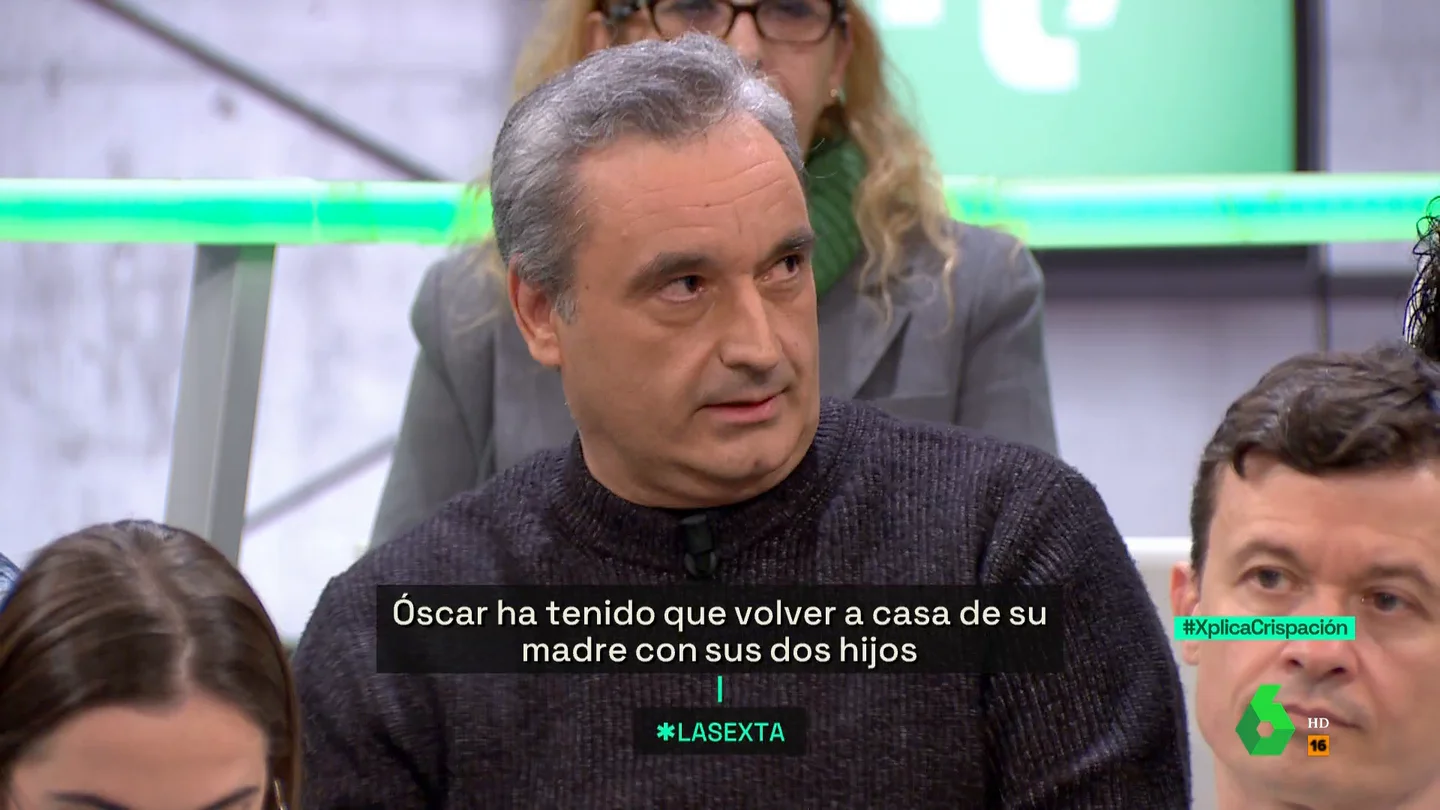 Óscar, quien tuvo que volvió a casa de su madre Óscar, quien tuvo que volvió a casa de su madre