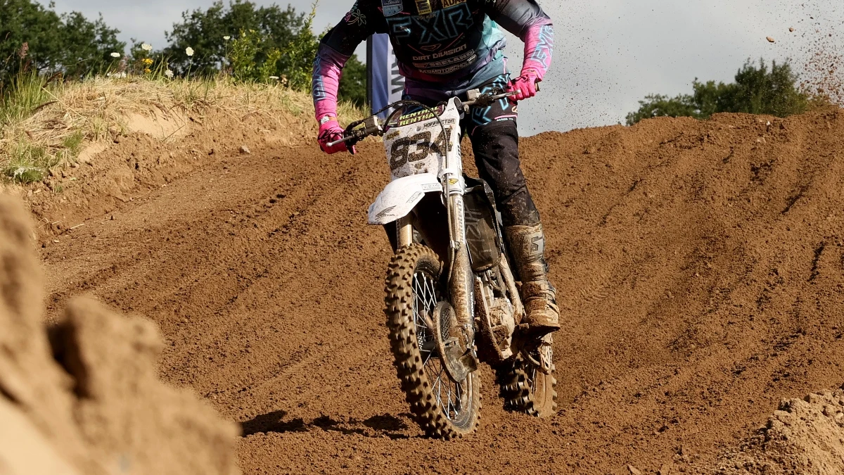 Un piloto de motocross, en una prueba