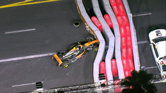 El accidente de Lando Norris en Las Vegas El accidente de Lando Norris en Las Vegas