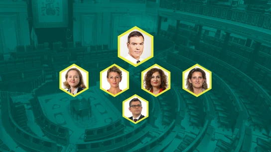 El nuevo Gobierno de Pedro Sánchez, con cuatro vicepresidentas y un 'superministro' El nuevo Gobierno de Pedro Sánchez, con cuatro vicepresidentas y un 'superministro'