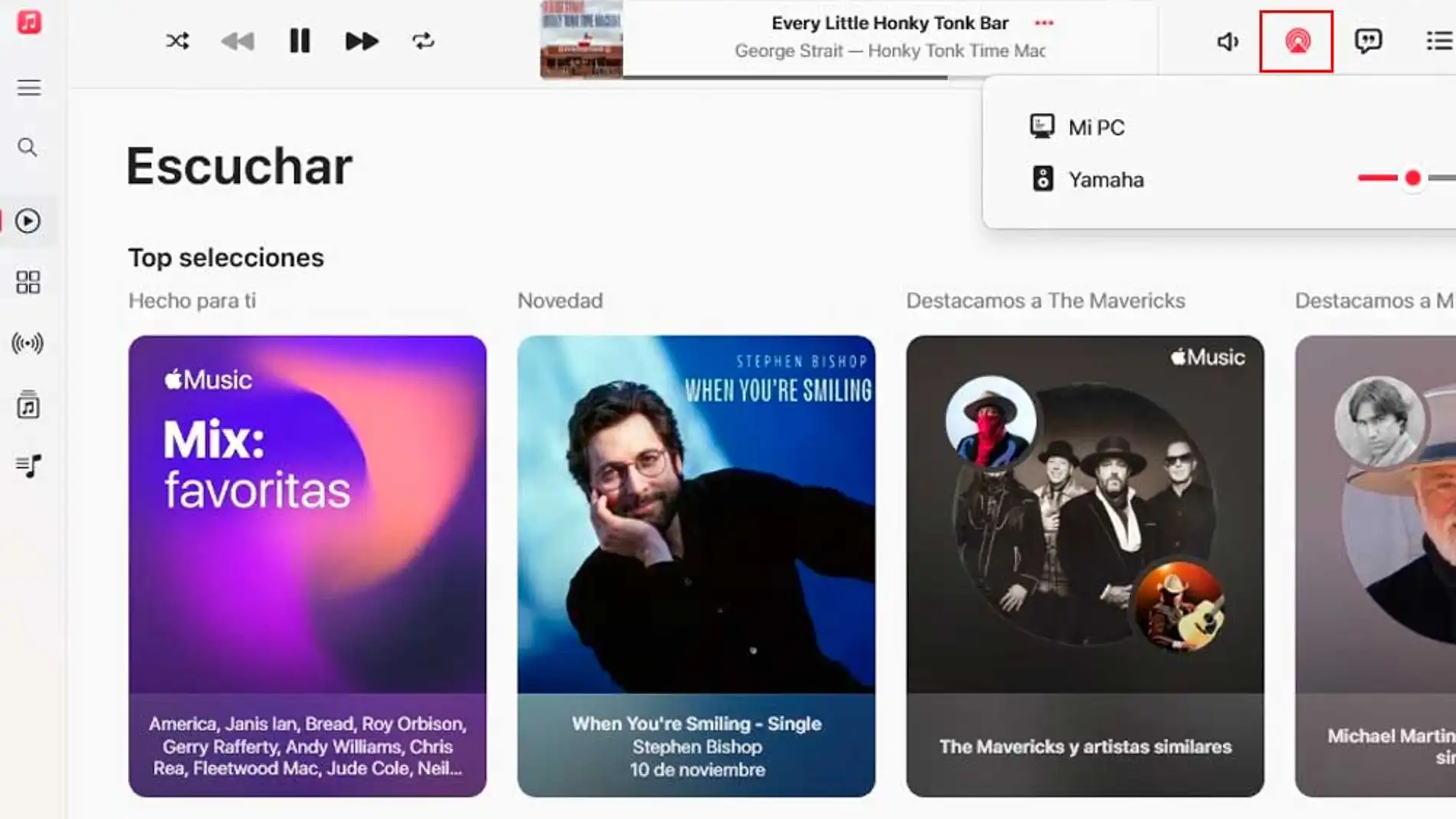 Ya podemos hacer uso de Airplay en Apple Music