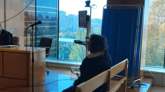 Noelia de Mingo ante el juez, en una imagen de archivo. Noelia de Mingo ante el juez, en una imagen de archivo.