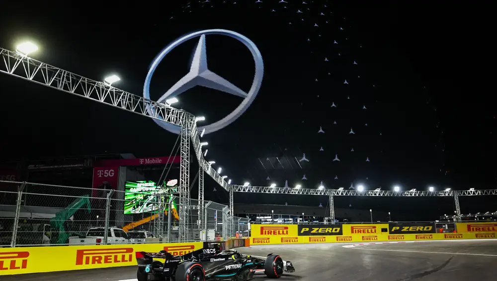 Mercedes en el GP de Las Vegas 2023