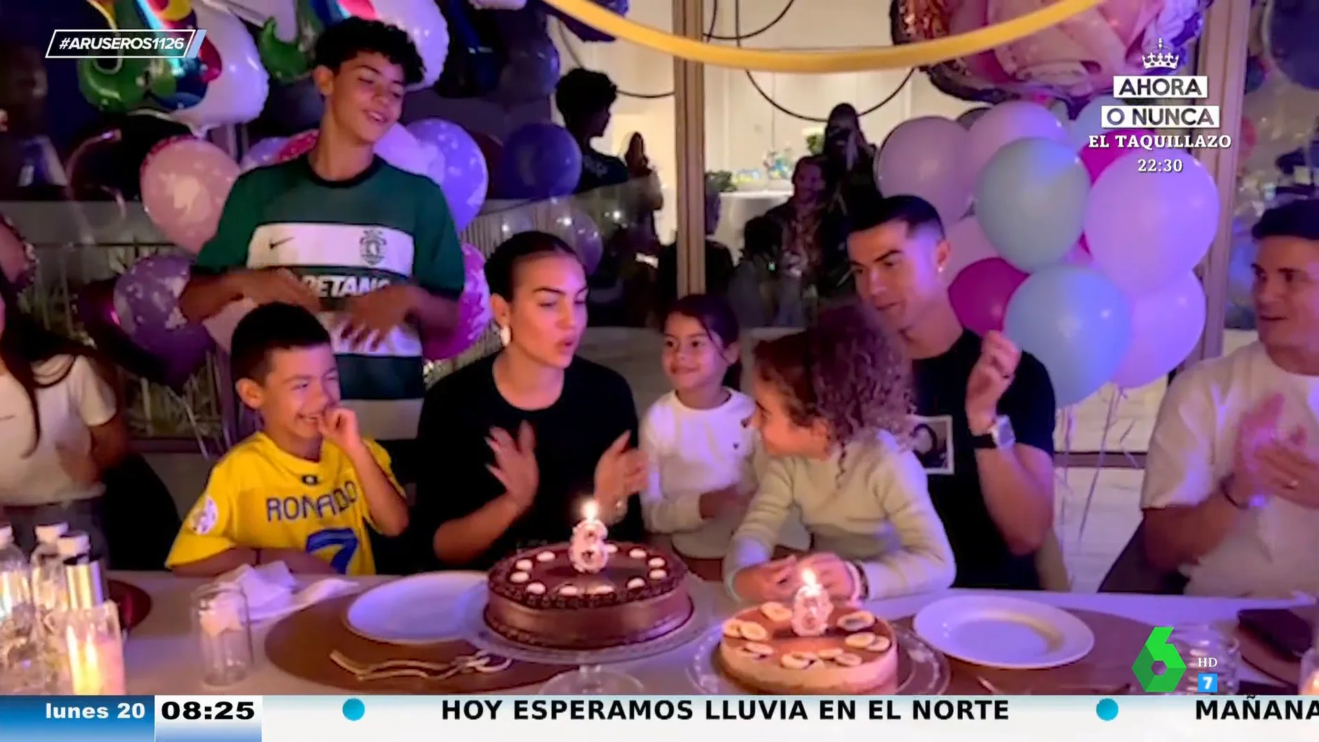 El espectacular cumpleaños de Alana, hija de Cristiano Ronaldo y Georgina Rodríguez: tiene hasta una pista de hielo en el jardín