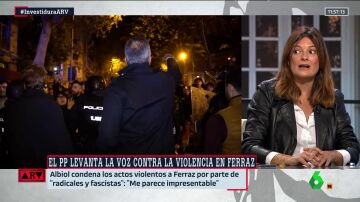 Pilar Gómez, tras los actos violentos en las protestas en Ferraz: "Es importante que el PP marque distancias con Vox"
