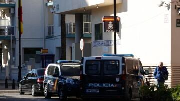 Comisaria de la localidad malagueña de Fuengirola donde la Policía Nacional ha detenido un hombre relacionado con el disparo a Aleix Vidal-Quadras.