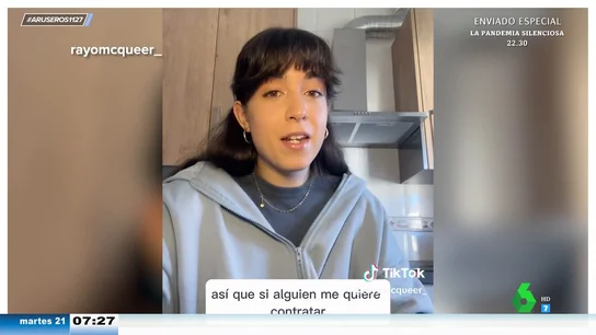 Despiden a la camarera que se hizo viral en TikTok por quejarse de su trabajo: "Buena noticia para mi salud mental" Despiden a la camarera que se hizo viral en TikTok por quejarse de su trabajo: "Buena noticia para mi salud mental"