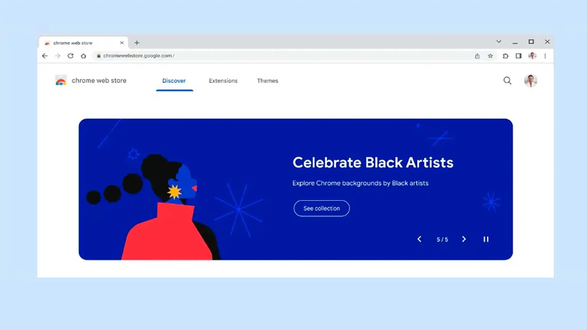 La nueva tienda de Chrome