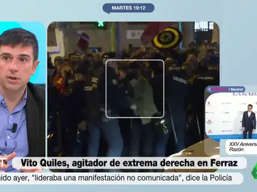 Ramón Espinar carga contra Vito Quiles: &quot;Es muy fácil distinguir a un periodista de un tonto con un canal de Youtube&quot;