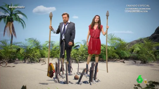 Espinosa de los Monteros y Macarena Olona extrañan a Abascal desde La isla de los perdidos Wyoming y Cristina Gallego se convierten en Espinosa de los Monteros y Macarena Olona mientras intentan sobrevivir en la isla de los políticos olvidados con su propio negocio: "Somos patriotas, pero también neoliberales", comenta la ex de Vox.