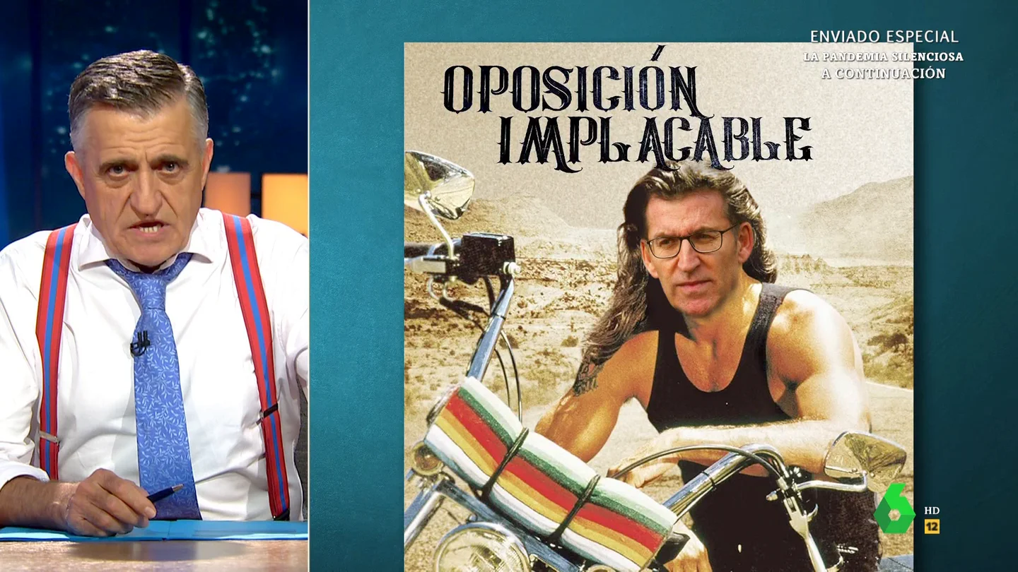 Wyoming responde a Feijóo y desvela el tic patológico de la risa de Sánchez "El diagnóstico de Feijóo parece un poco precoz y aventurado", comenta Wyoming sobre las declaraciones del líder del PP en las que asegura que Pedro Sánchez tiene un "tic patológico" tras reírse de él cuando dijo que no era presidente porque no quería.
