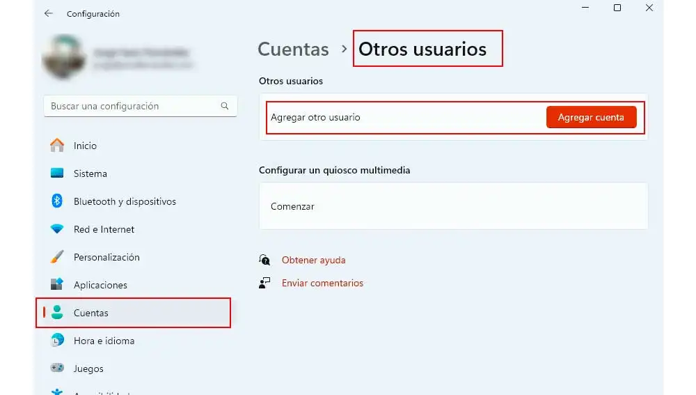 Añadiendo otros usuarios Añadiendo otros usuarios