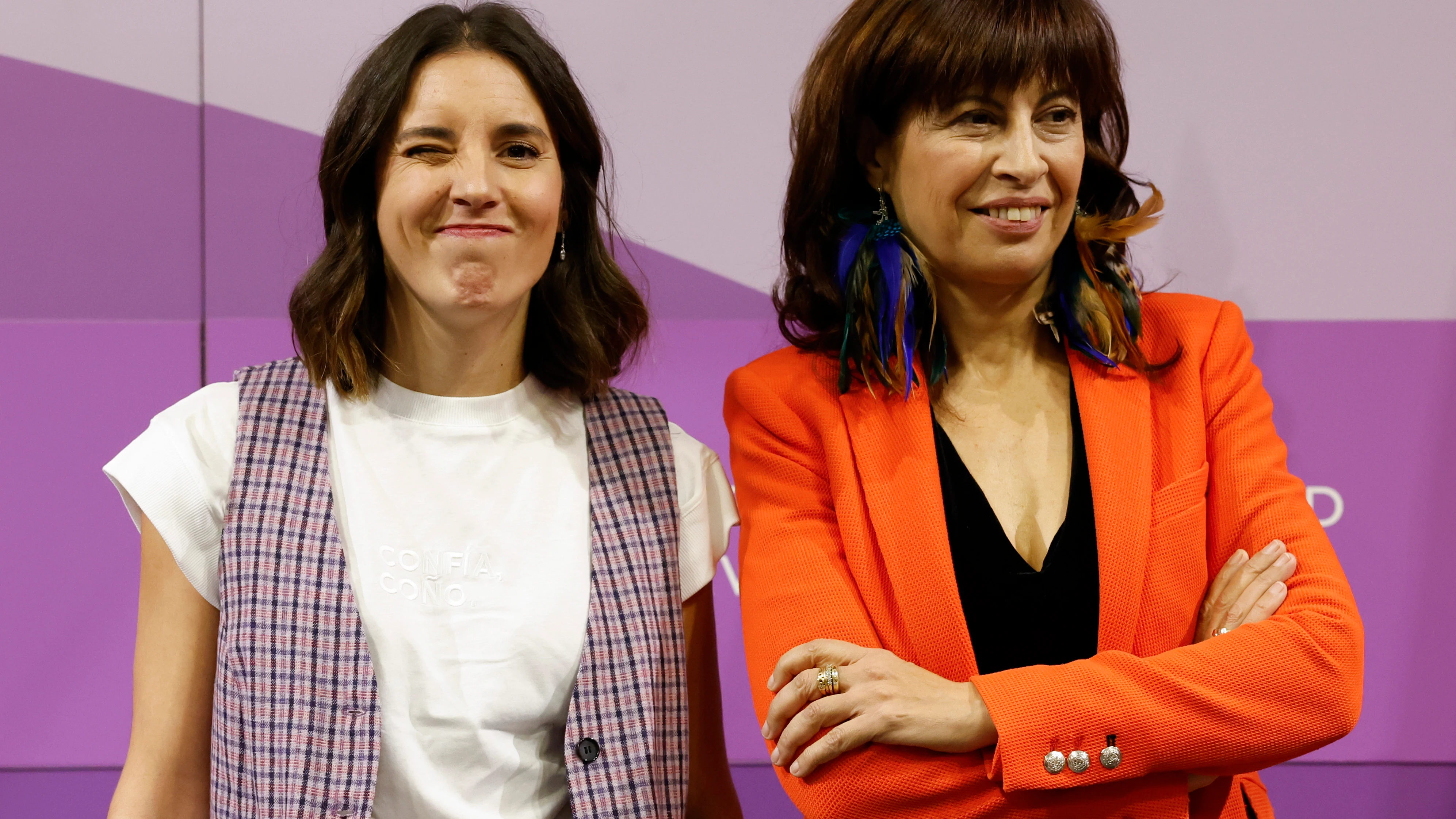 Irene Montero y Ana Redondo, en el intercambio de carteras del Ministerio de Igualdad