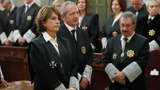 Fotografía de archivo de Dolores Delgado durante su promesa como fiscal de Sala Fotografía de archivo de Dolores Delgado durante su promesa como fiscal de Sala