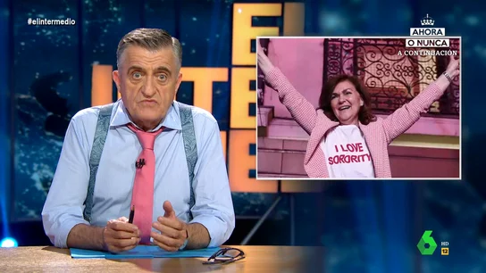 Wyoming, de la indirecta de Carmen Calvo a Irene Montero: "Ella tiene la camiseta de Feminist y no de Sorority" Wyoming, de la indirecta de Carmen Calvo a Irene Montero: "Ella tiene la camiseta de Feminist y no de Sorority"