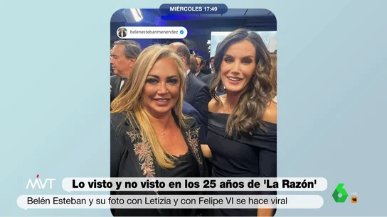 Iñaki López, rotundo: Belén Esteban es la princesa del pueblo desde hace más años que Letizia Ortiz En este vídeo de Más Vale Tarde, Iñaki López y Cristina Pardo analizan las fotos virales de Belén Esteban con los reyes de España durante la fiesta del 25º aniversario del periódico 'La Razón'. La reacción del presentador, en este vídeo.