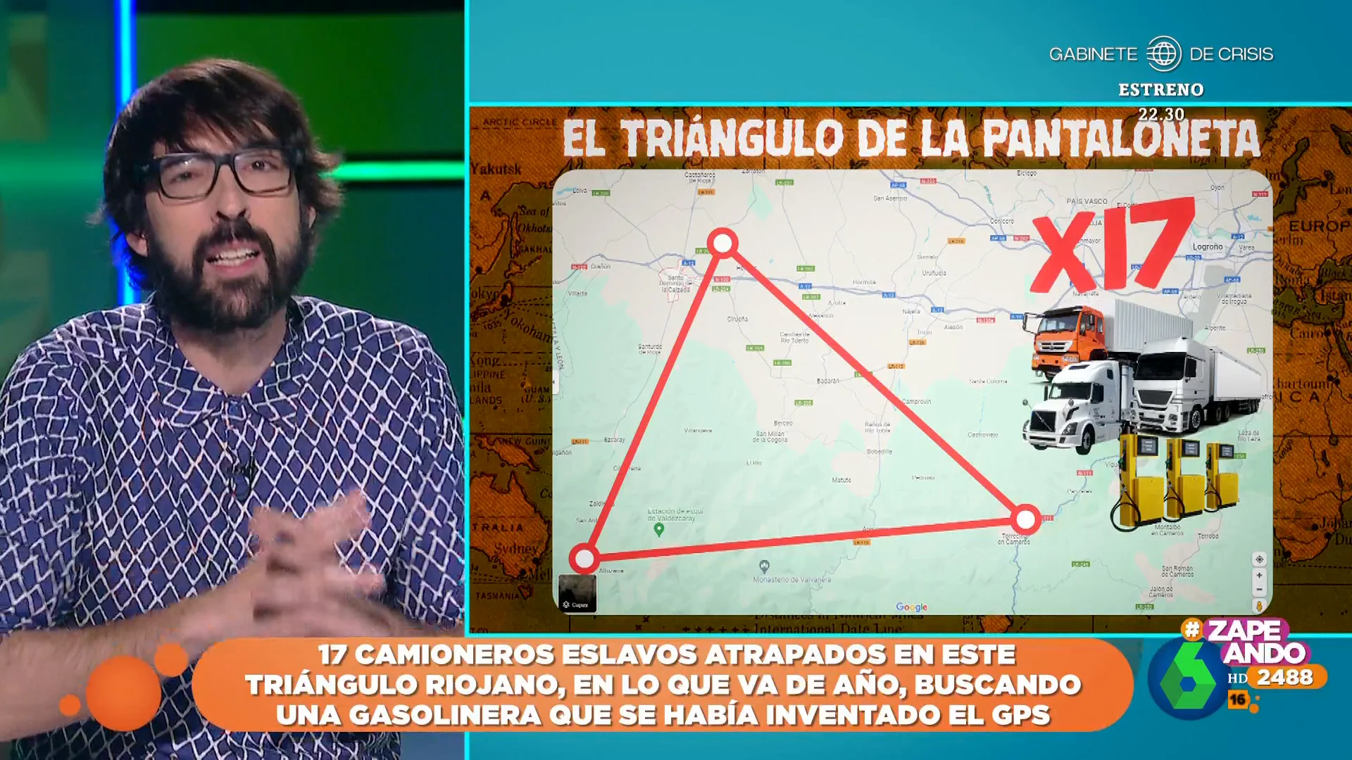 El misterio del Triángulo de la Pantaloneta: rescatan a un camionero atrapado por una indicación errónea del GPS