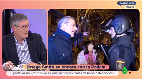 José María Benito critica la actitud de Ortega Smith en las protestas de Ferraz