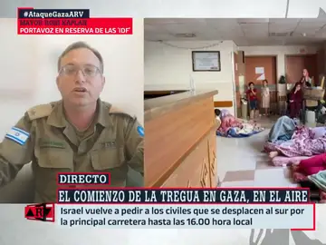 La respuesta de un militar israelí cuando Ferreras le señala que la muerte de niños en Gaza daña la imagen de Israel