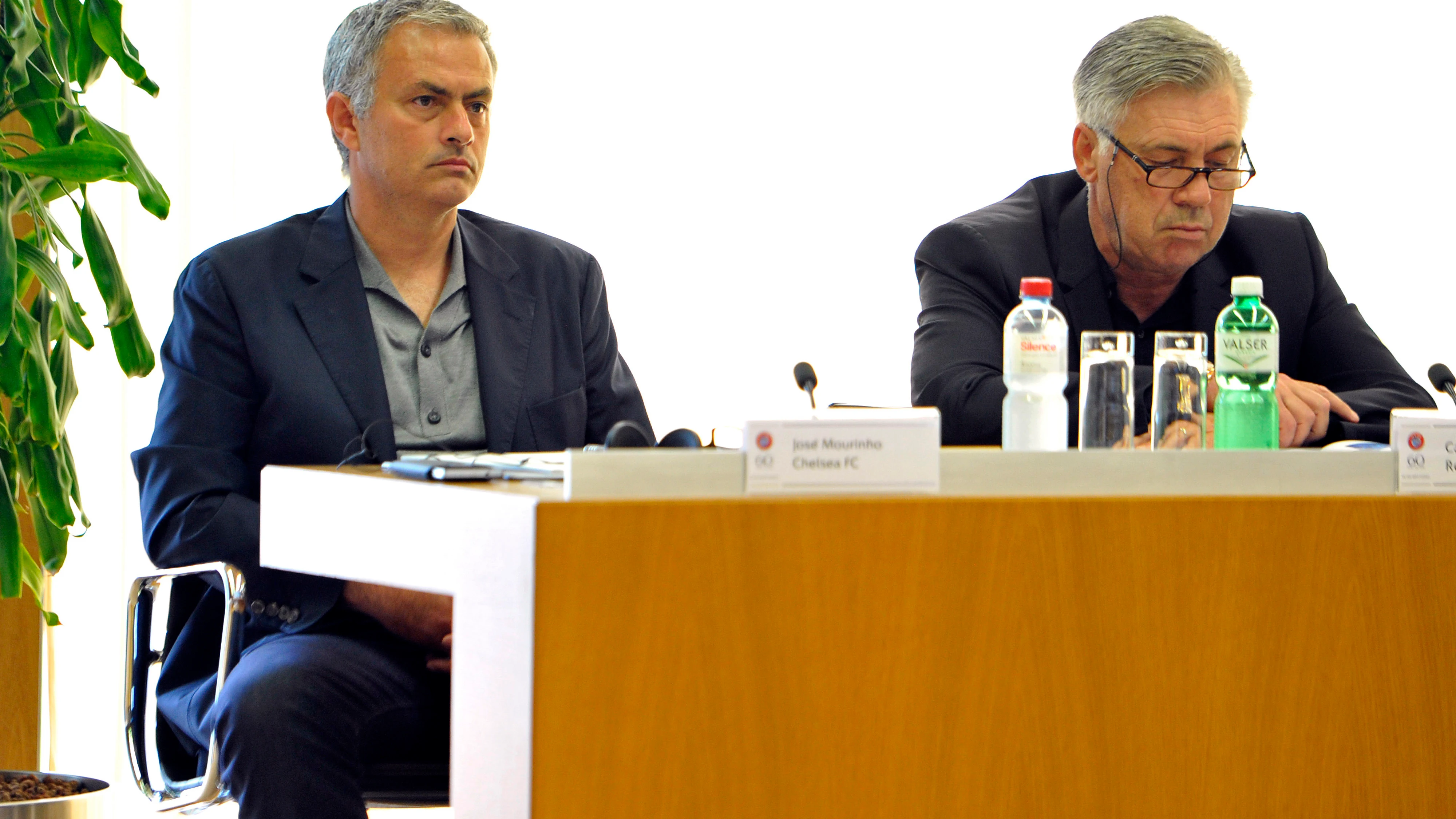 Jose Mourinho y Carlo Ancelotti