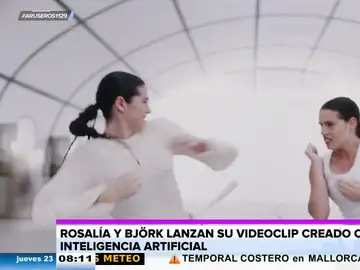 Rosalía y Björk estrenan videoclip juntas, pero sin &#39;juntarse&#39;: la &#39;magia&#39; de la Inteligencia Artificial